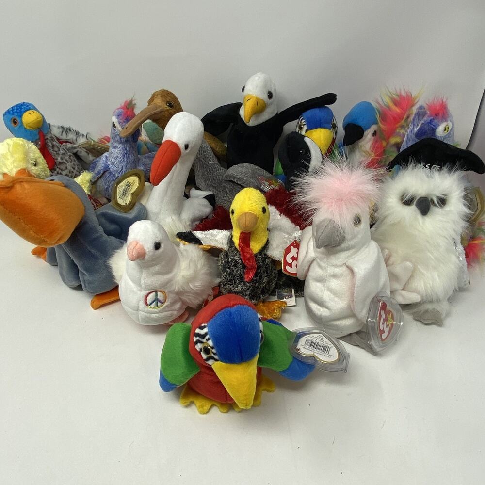 TY Beanie Babies Bird Lot of 17